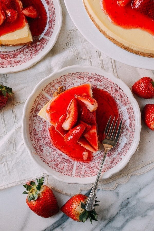Strawberry Cheesecake, by thewoksoflife.com