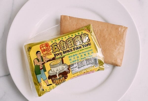 package of spiced pressed tofu