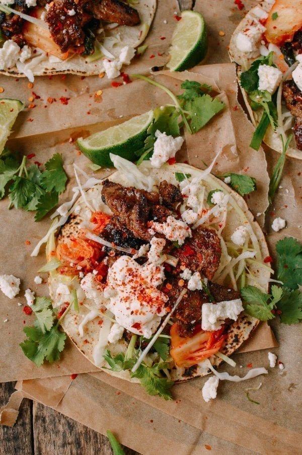 Beef Bulgogi Tacos - Korean Mexican Fusion