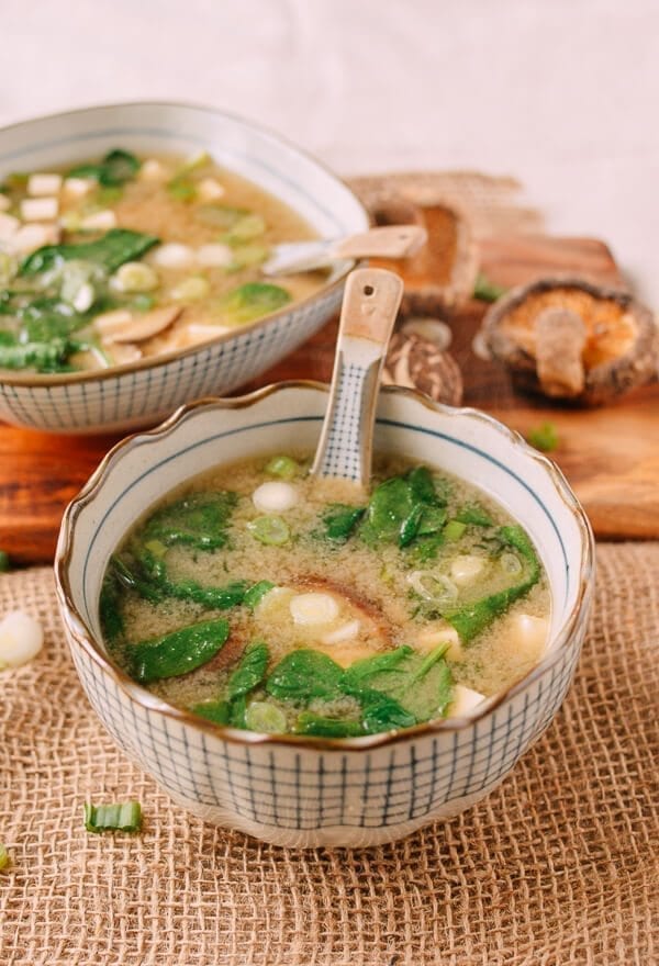 Superfood Miso Soup, by thewoksoflife.com