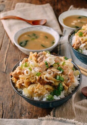 Oyakodon (Japanese Chicken & Egg Rice Bowls) - The Woks of Life