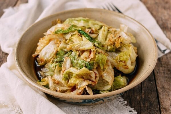 Stir-Fried Lettuce, A Healthy Cooked Lettuce Recipe, by thewoksoflife.com