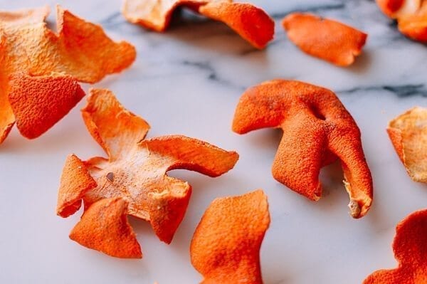 How to Make Dried Tangerine Peel for Chinese Cooking, by thewoksoflife.com