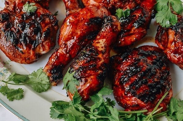 "Char Siu" Grilled Chicken, by thewoksoflife.com