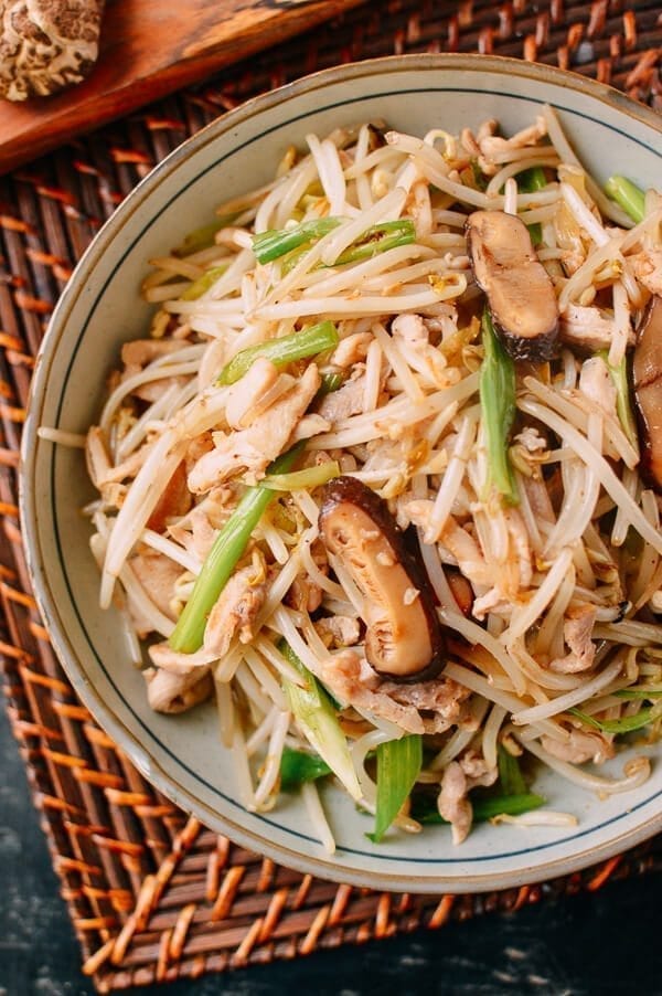 Chicken and Bean Sprouts, by thewoksoflife.com