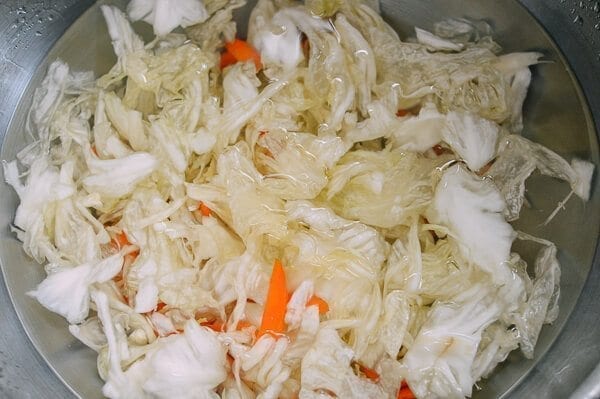Asian Pickled Cabbage, by thewoksoflife.com