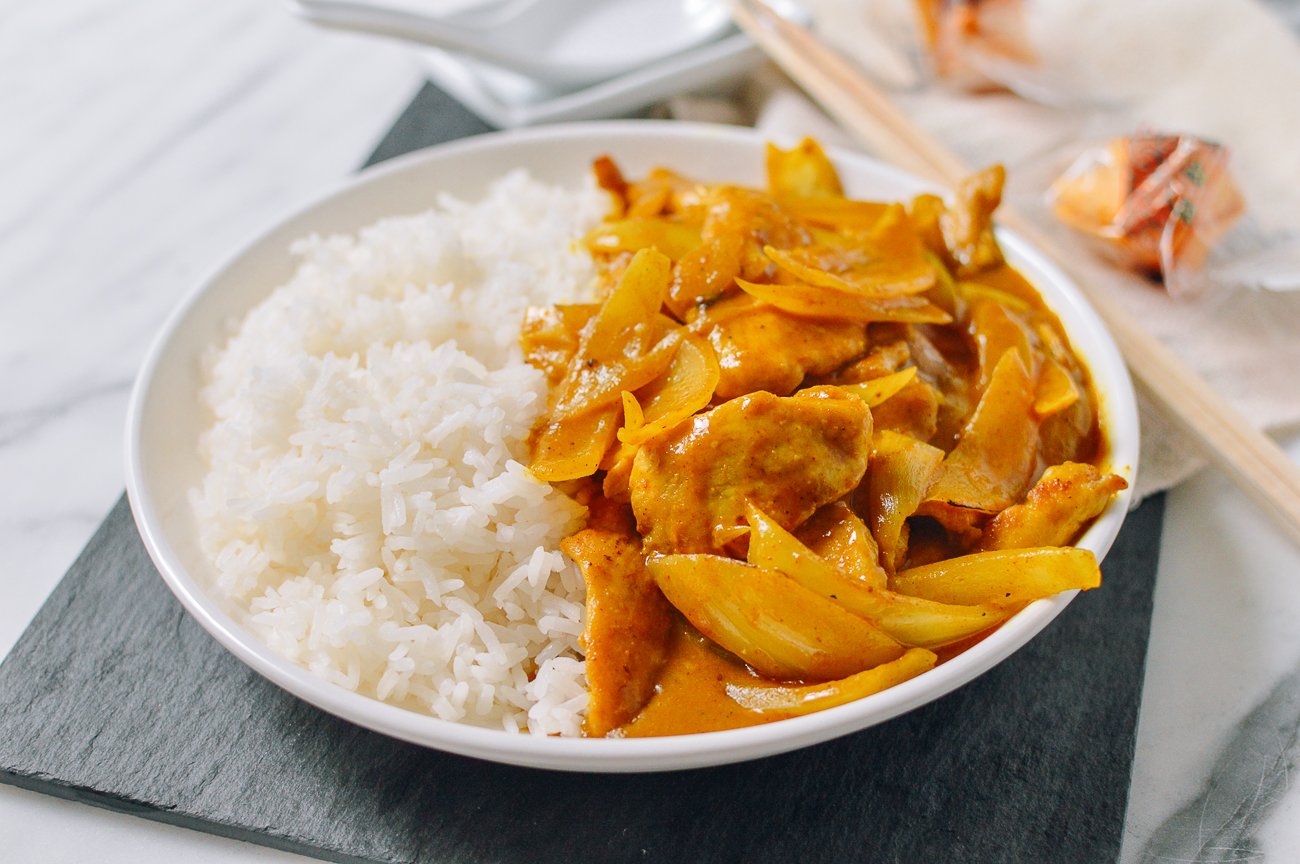 Chinese Chicken Curry with Rice