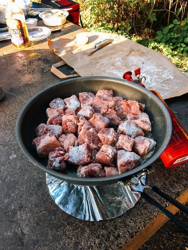 Campfire Beef Stew, by thewoksoflife.com