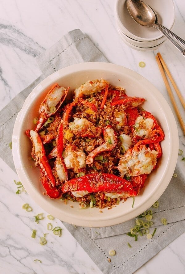 Lobster Sticky Fried Rice, by thewoksoflife.com