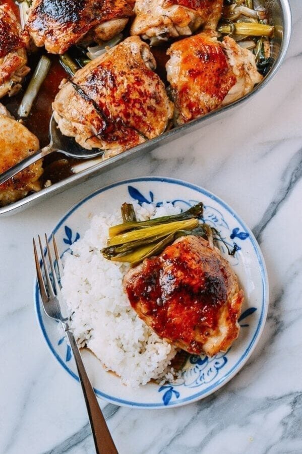 OnePan Roasted Chicken in Oyster Sauce The Woks of Life
