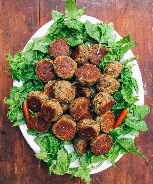 Vegetarian Meatballs, by thewoksoflife.com