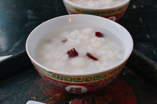 Sweet Fermented Rice (酒酿, Jiu Niang), by thewoksoflife.com