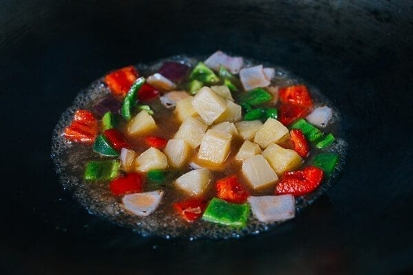 Chinese Sweet and Sour Fish Fillet Stir-fry, by thewoksoflife.com