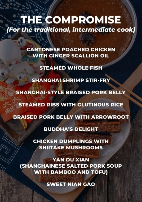 Chinese New Year Menu - the Compromise, by thewoksoflife.com