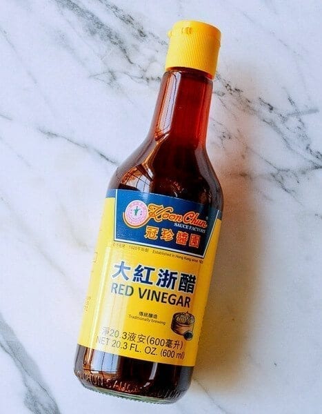 Red Zhejiang vinegar, by thewoksoflife.com