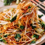 Vegetable Chow Mein Noodles, by thewoksoflife.com