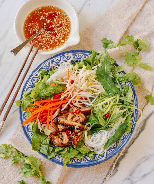 Vietnamese Rice Noodle Salad with Chicken