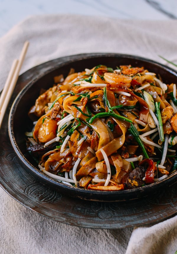 Char Kway Teow Malaysian Stir-fried Rice Noodles, by thewoksoflife.com