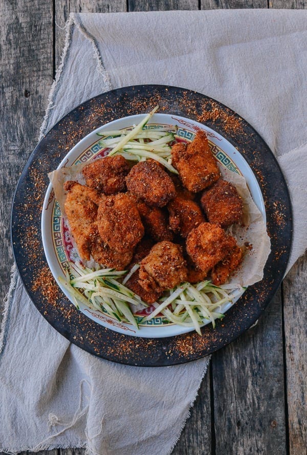 Homemade Chicken Nuggets with Sichuan Spices, by thewoksoflife.com