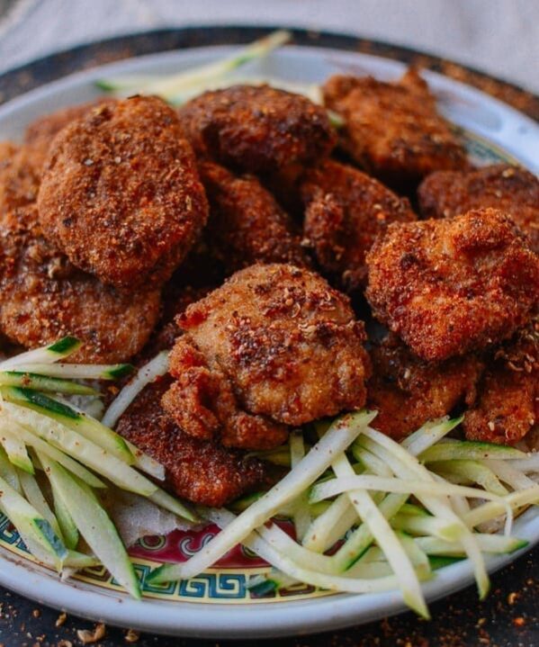 Homemade Chicken Nuggets with Sichuan Spices, by thewoksoflife.com