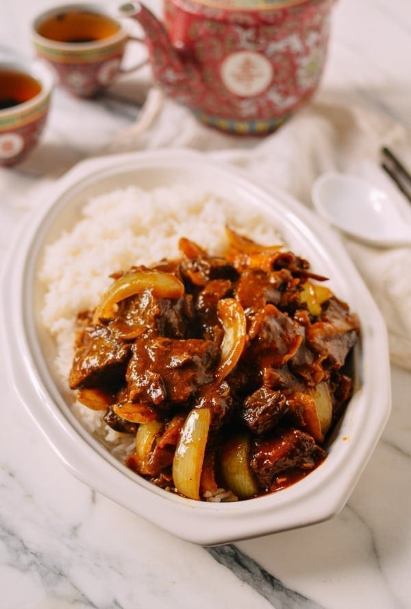 Instant Pot Braised Curry Beef, by thewoksoflife.com