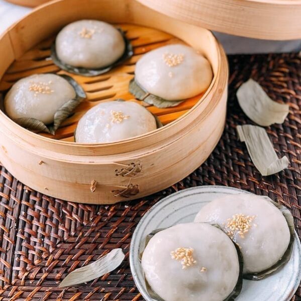 Cantonese Cha Guo Savory Rice Cakes, by thewoksoflife.com