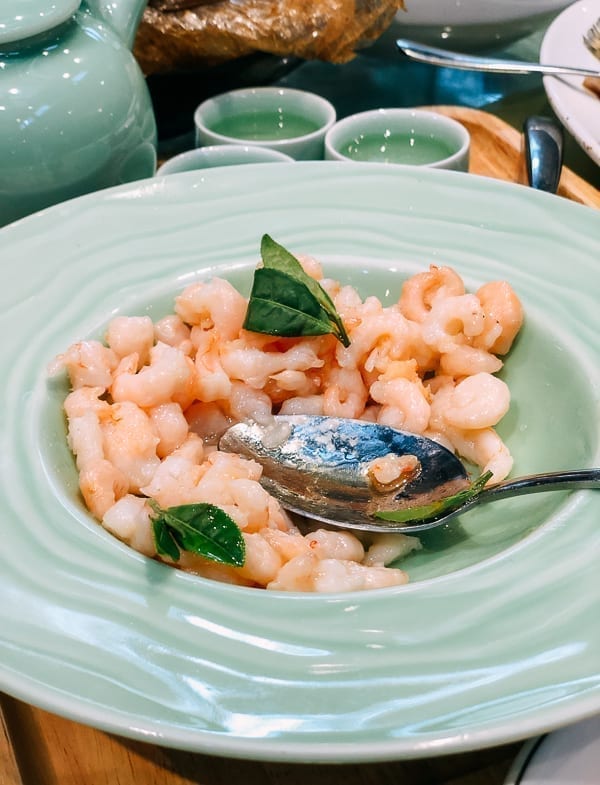 Shrimp with Longjing Tea