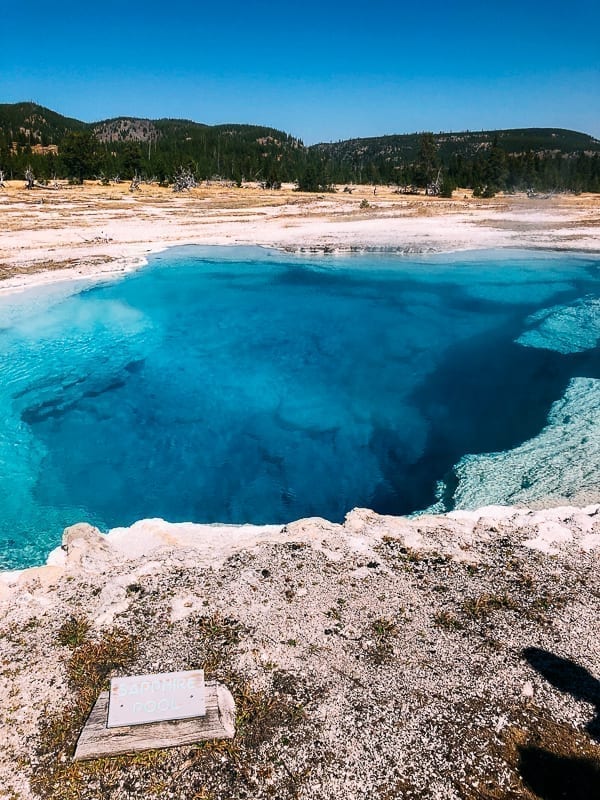 Sapphire Pool at Biscuit Basin, Yellowstone National Park