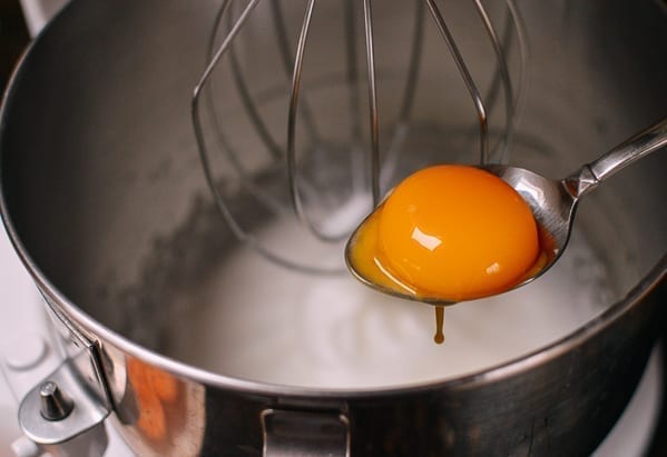 Making Egg Batter for Chiles Rellenos, thewoksoflife.com