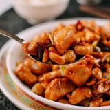Serving kung pao chicken, thewoksoflife.com