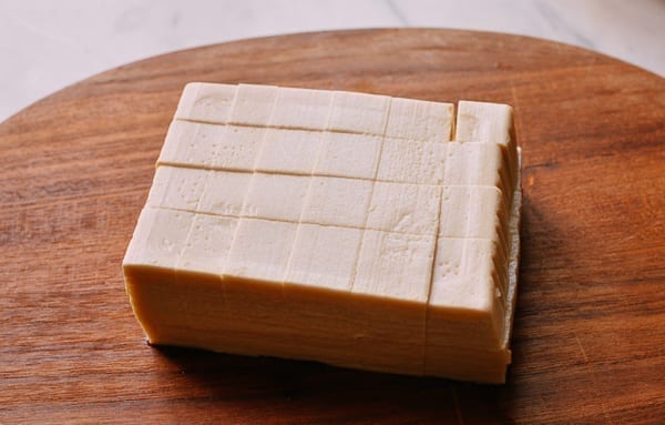 Cubed silken tofu, thewoksoflife.com