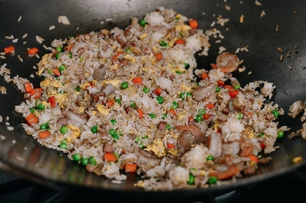 Stir-frying fried rice, thewoksoflife.com