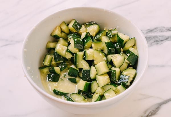 Cucumber Salad with Garlic, thewoksoflife.com