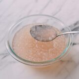 Cooked tapioca pearls in sugar water, thewoksoflife.com