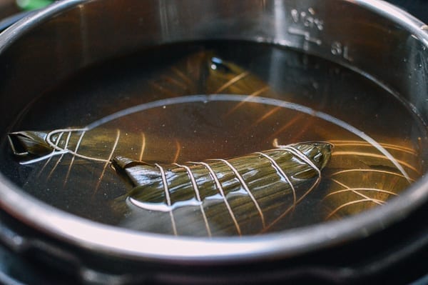 Cooked zongzi in Instant Pot, thewoksoflife.com