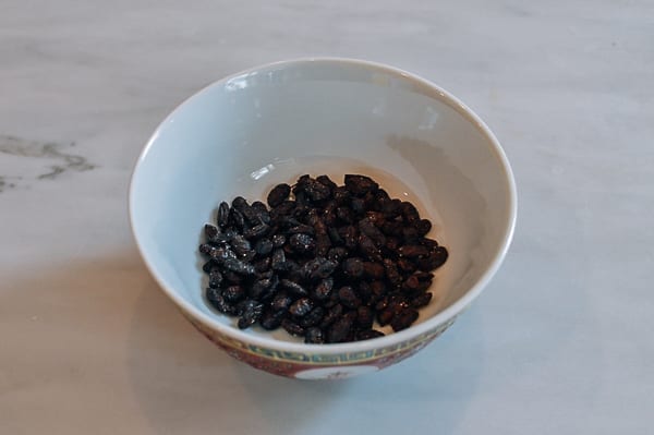 Bowl of fermented black beans, thewoksoflife.com