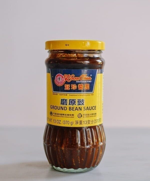 Jar of ground bean sauce, thewoksoflife.com