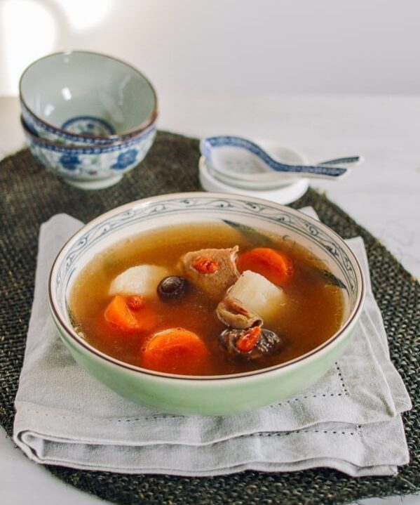 Cantonese Pork, Carrot & Chinese Yam Soup, thewoksoflife.com