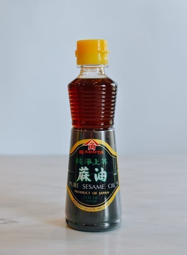 Bottle of kadoya sesame oil, thewoksoflife.com