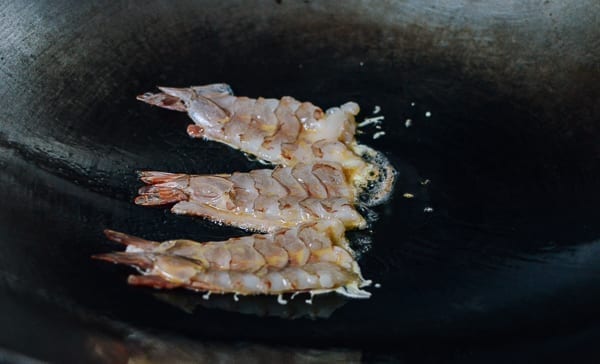 Butterfly shrimp in wok, thewoksoflife.com