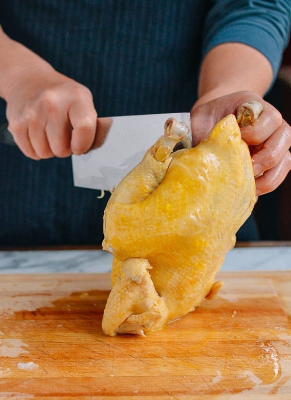 carving a whole chicken