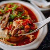 Hunan Steamed Tofu with Mushrooms and Duo Jiao, thewoksoflife.com