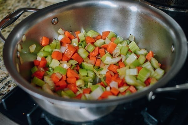 Cooking carrots & celery, thewoksoflife.com