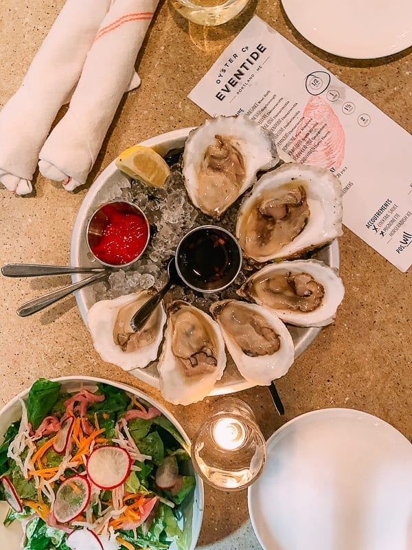 Oysters on the half shell in Maine, thewoksoflife.com