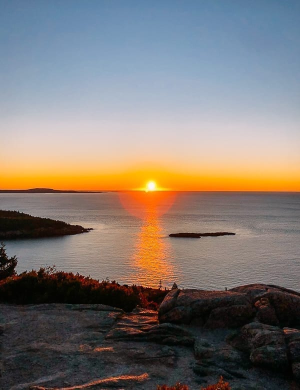 Sunset in Maine, thewoksoflife.com