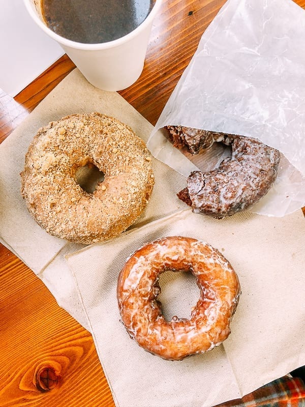 Donuts from Holy Donut in Portland, Maine
