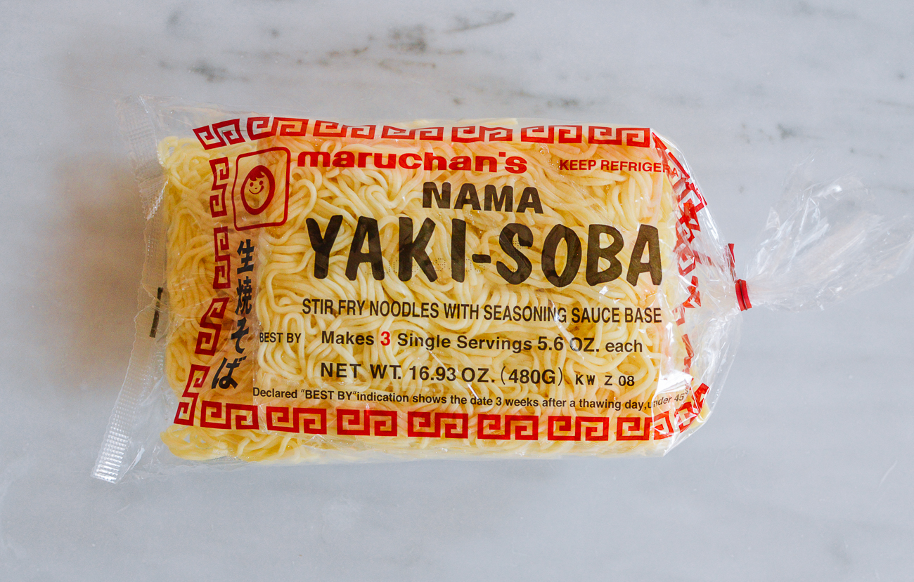 Yaki-soba noodle package