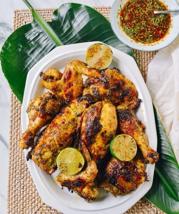Thai Grilled Chicken (Gai Yang), thewoksoflife.com