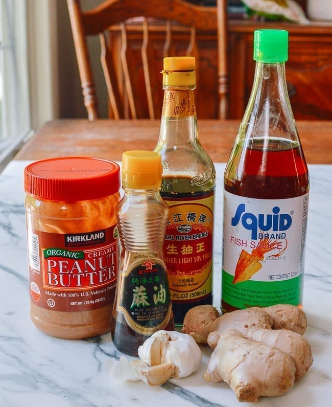 Peanut Sauce Ingredients, thewoksoflife.com
