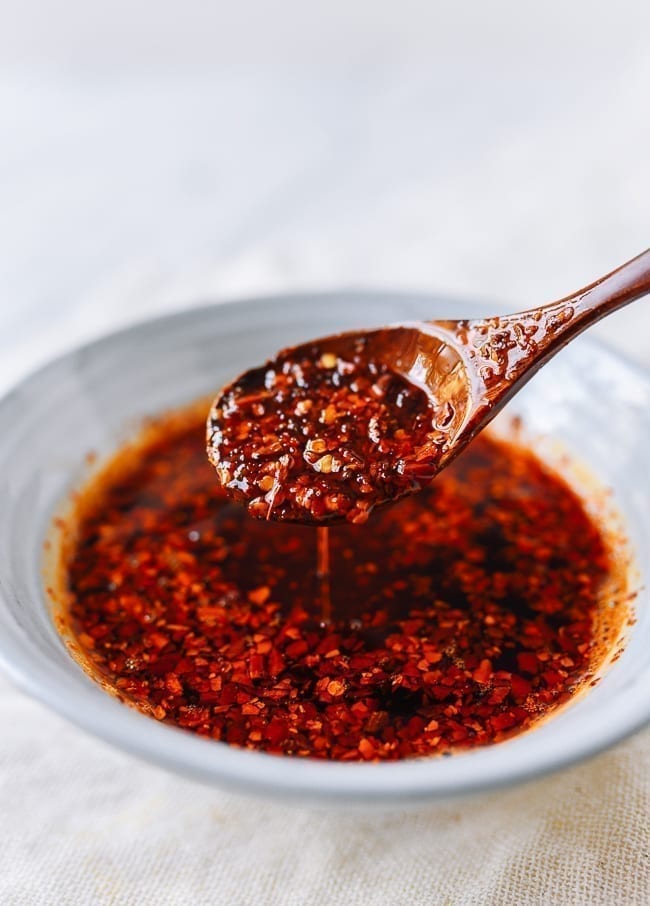 How to make chili oil, thewoksoflife.com
